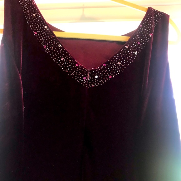 Long velvet dress - Picture 3 of 6